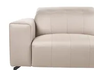 Living Room Set 6 Seater OMMEL Fabric Taupe_1035597