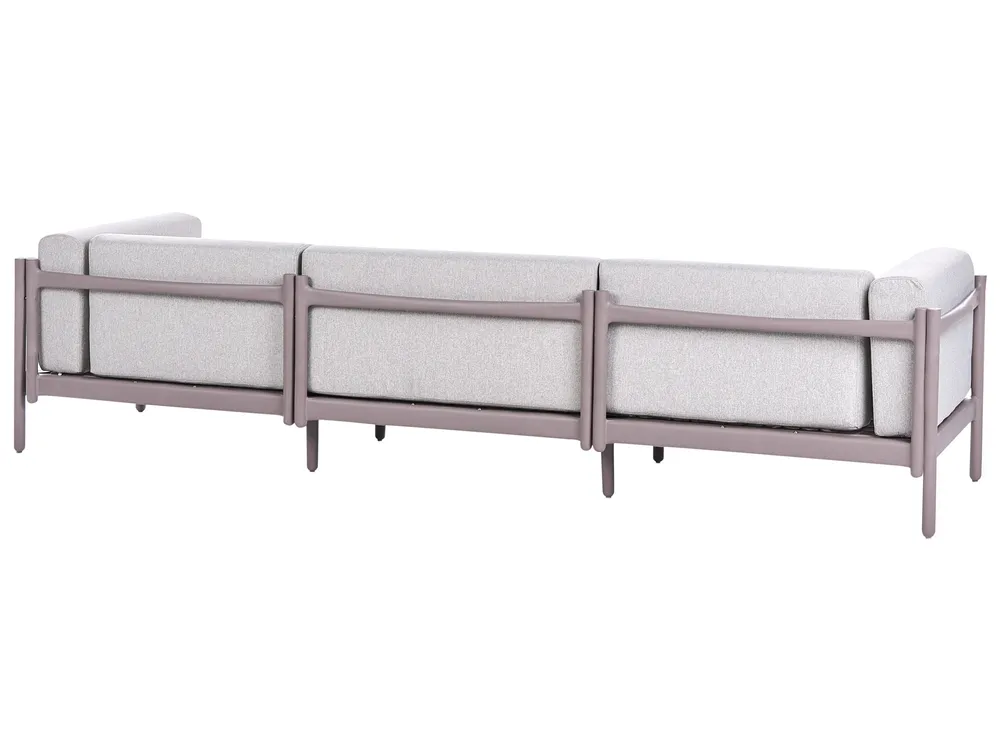 Garden Sofa 3 Seater FERRETTI Taupe_1058024