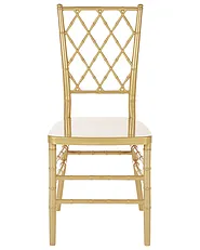 Lot de 2 chaises de salle à manger CLARION Doré_863751