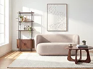 Sofa 3 Seater MELLOSA Boucle Beige_1197299