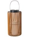 Solarbetriebene Laterne MACHILI 53 cm Braun