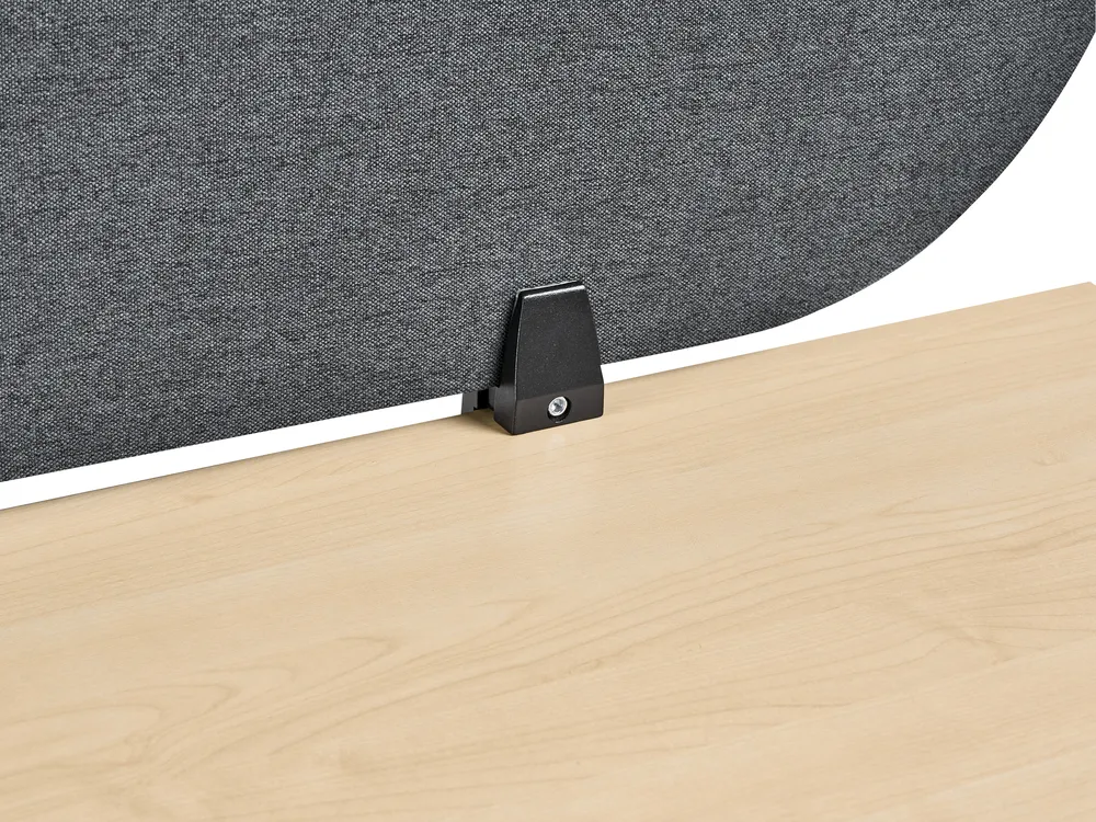 Desk Screen SPARKY 180 x 40 cm Dark Grey_1015346