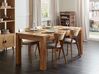Table de salle à manger en bois d'acacia clair 180 x 90 cm TESA_918666