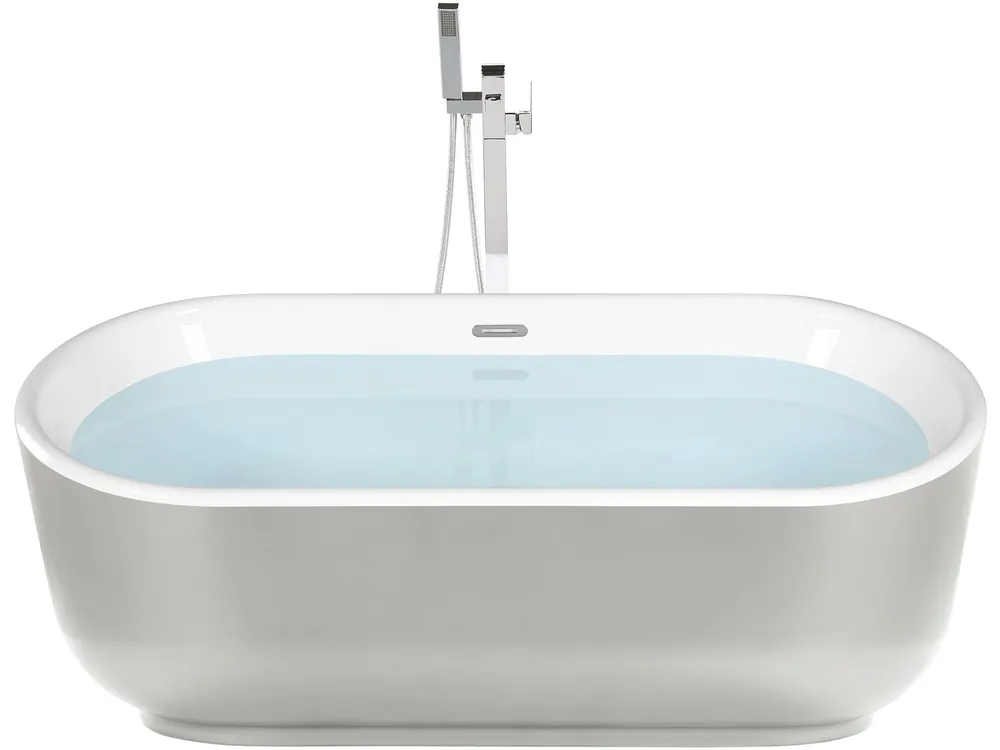 Freestanding Bathtub PINEL 1700 x 800 mm Silver