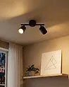 2 Light Spotlight NYANDO Metal Black