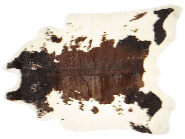 Tappeto a stampa bovina marrone NAMBUNG
