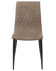 Set di 2 sedie da pranzo MONTANA Pelle sintetica Marrone chiaro_693010