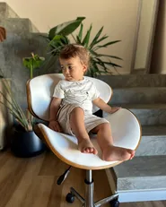 Desk Chair ROTTERDAM Faux Leather White_933014