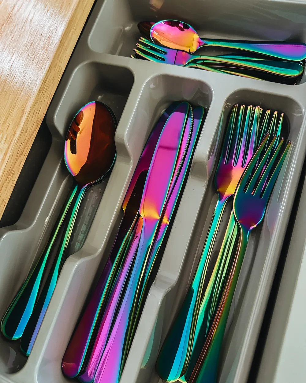 Set di 30 posate FUSILLI Multicolore_1005698