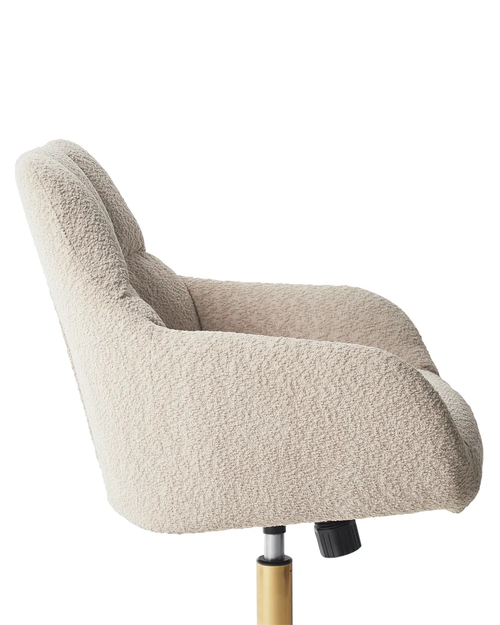 Sedia da scrivania PALMDALE Bouclé Beige_949069
