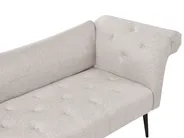 Chaise Longue NANTILLY Fabric Light Beige_996641