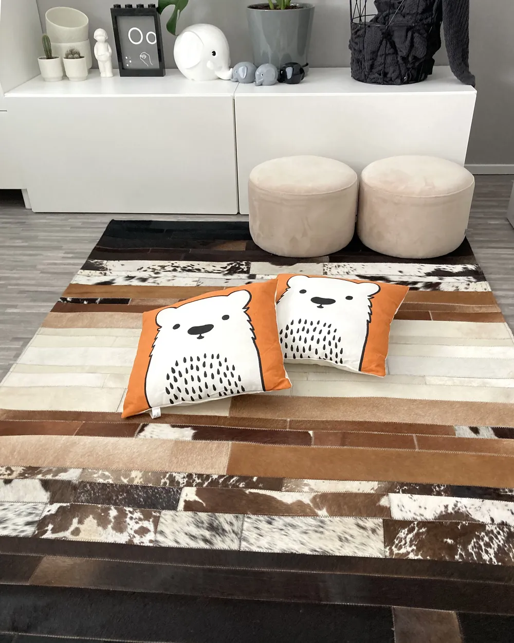 Rug DALYAN Brown 140 x 200 cm Leather_859597