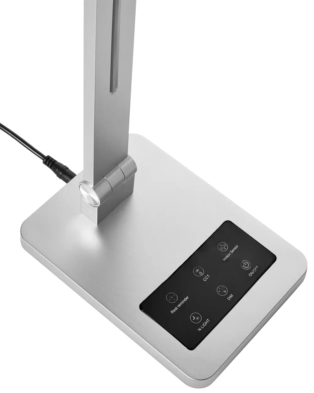 LED Desk Lamp LEPUS with Motion Sensor Silver_1018657