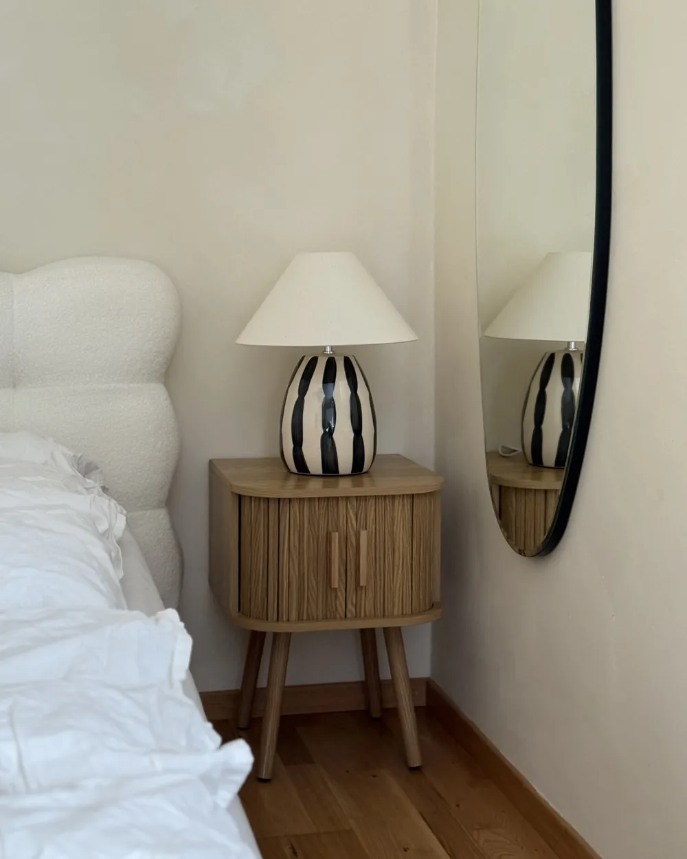 Lampada da tavolo LUCHETTI Ceramica Nero/Bianco_1012560
