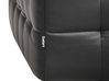 Faux Leather Storage Ottoman Black MICHIGAN_707027