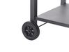 Metal Garden Serving Trolley Black SPIAZZI_931775