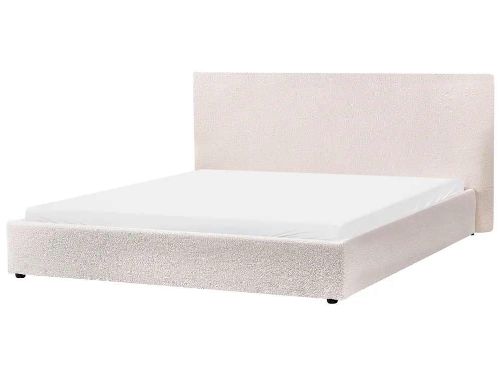Waterbed Boucle LAVAUR 180 x 200 cm (EU Super King) Off-White_985841