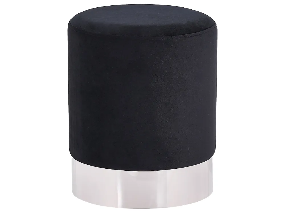 Pouffe BRIGITTE Velvet Black