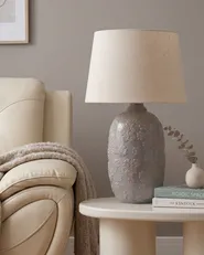 Table Lamp FERREY Ceramic Grey_822902