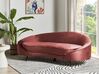 3-istuttava sohva sametti punainen SAVAR_921554