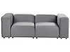 Sofá modular 2 plazas FALSTERBO Terciopelo Gris