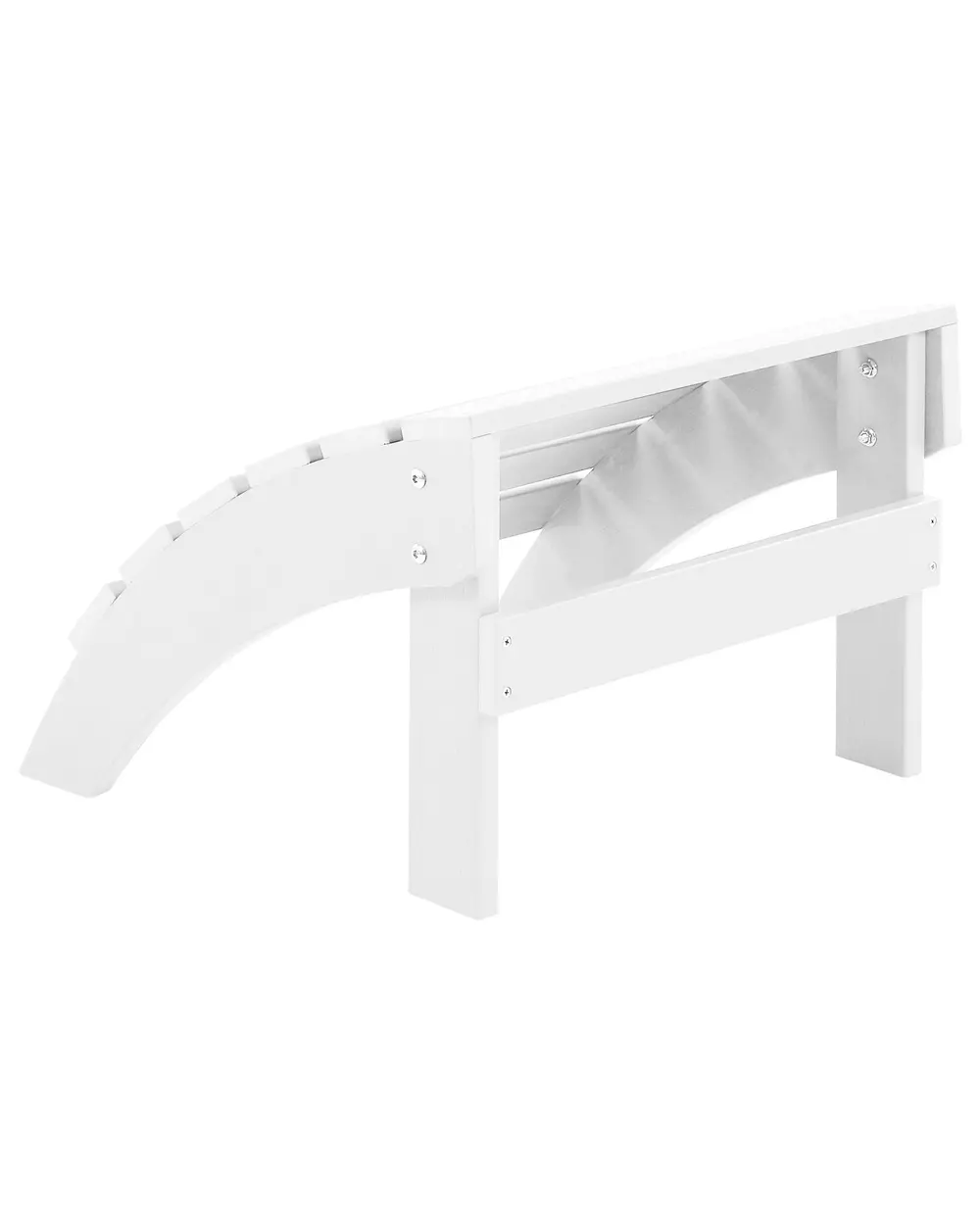 Garden Chair ADIRONDACK with Footstool White_809488