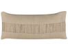 Kussen jute beige 30 x 70 cm LUINA_887829