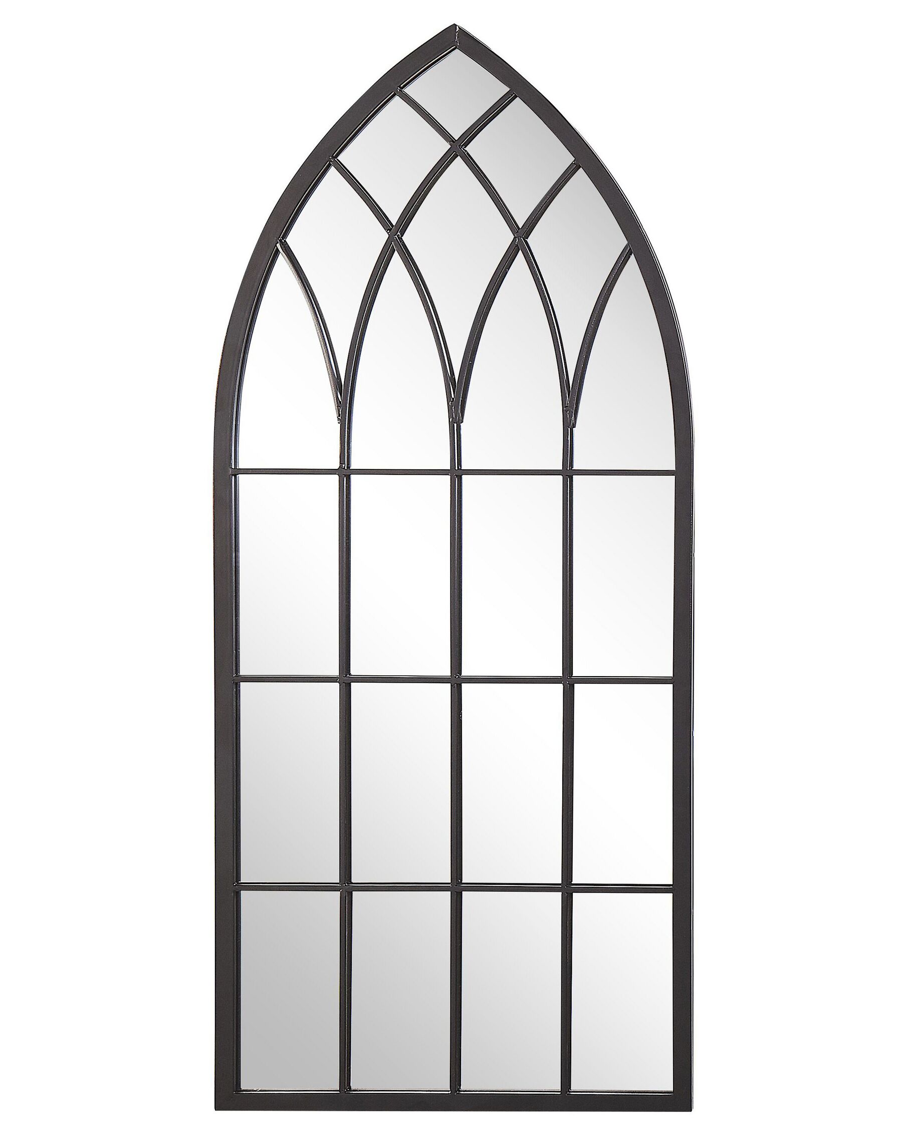 Specchio da parete metallo nero 50 x 115 cm CASSEL_819035