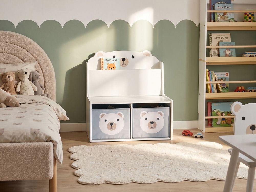 Banc de rangement MIMILI Blanc