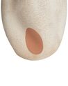 Vaso da fiori gres porcellanato beige 25 cm BATOIDEA_935185