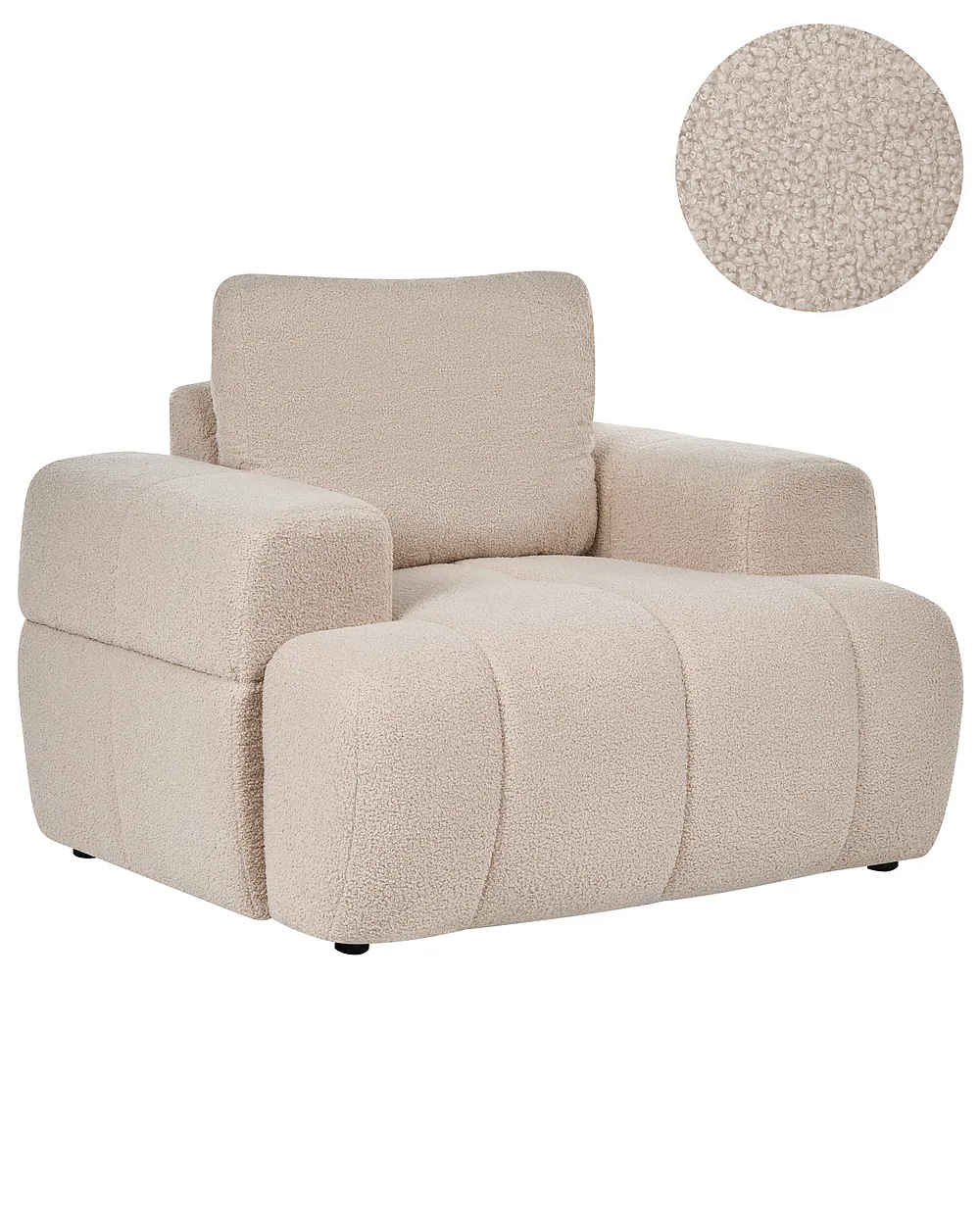 Armchair NARILLA Boucle Beige