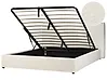 Ottoman Bed LAVAUR Boucle Off-White 180 x 200 cm (EU Super King)