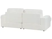 Set da salotto 4 posti ALLA Bouclé Bianco sporco_894018