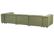 Modular Corner Sofa 4 Seater ARDAL Corduroy Green Left Hand_947348