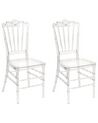 Lot de 2 chaises transparentes MENDON_929343