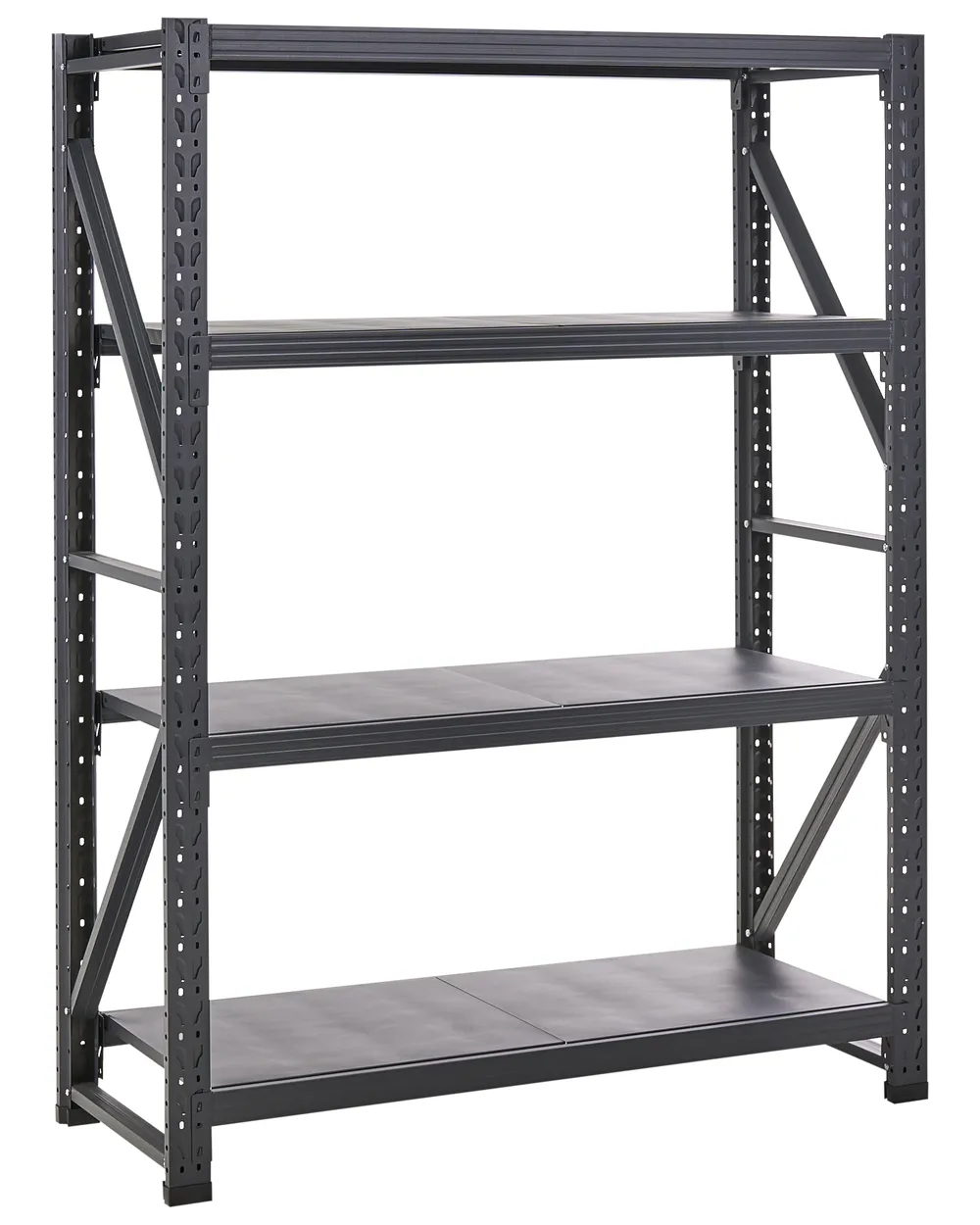YUENFONG Scaffale Per Legna Da Ardere Semicircolare In Acciaio Nero 44,5x37,5x40 Cm, Portata 30 Kg - 2