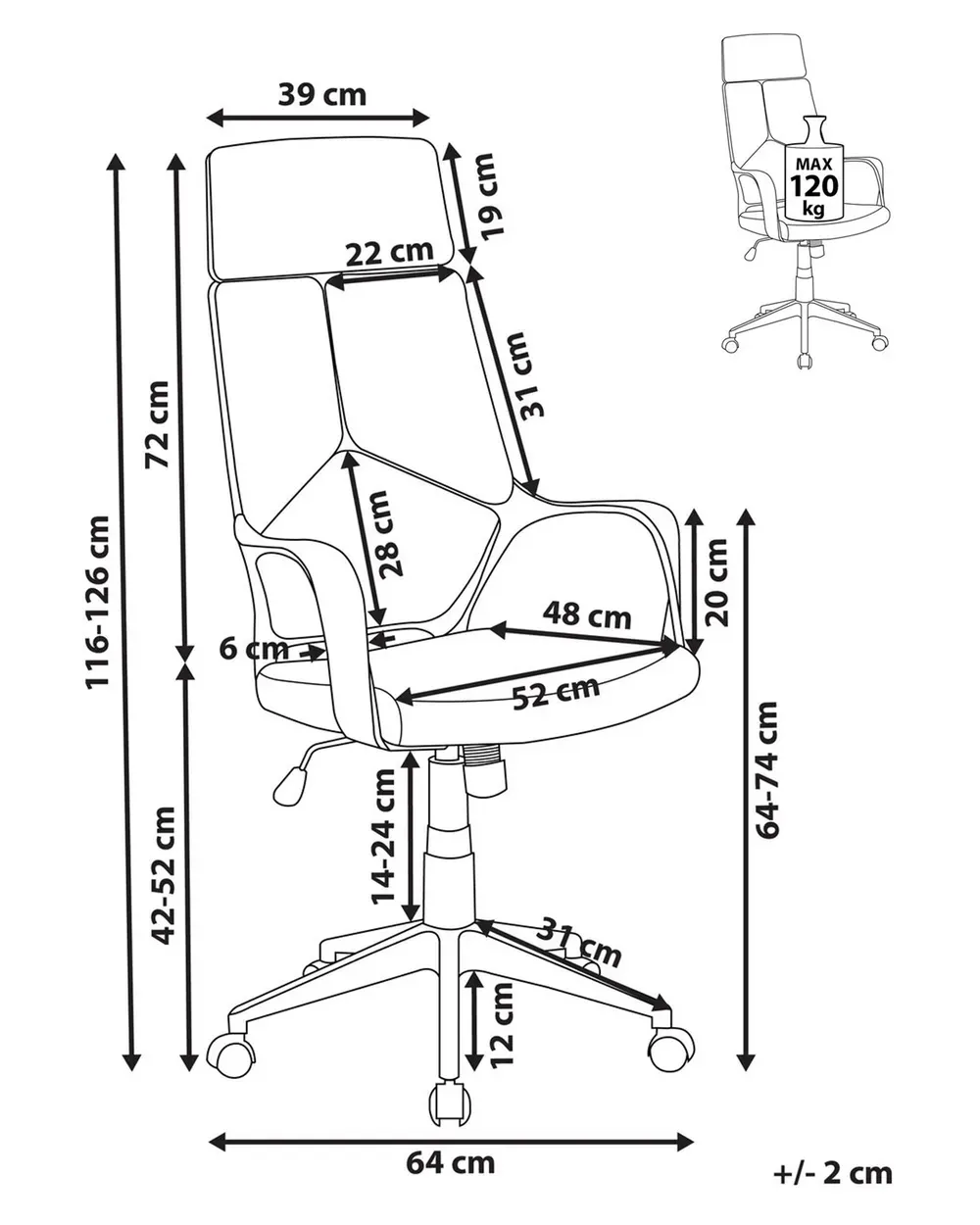 Office Chair DELIGHT II Lime Green_1024789