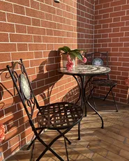 Bistro Table CARIATI 60 cm 60 cm Black_915708