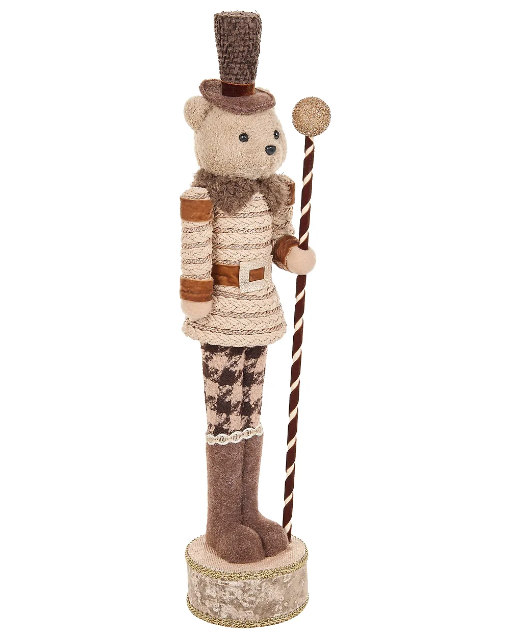 Set of 2 Figurines HAMARI 66/68 cm Bear Reindeer Beige_1156745