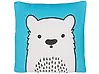 Throw Cushion WARANASI Cotton 45 x 45 cm Blue