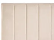 Bett mit Schubladen LONZAC Samtstoff Beige 140 x 200 cm_1014633