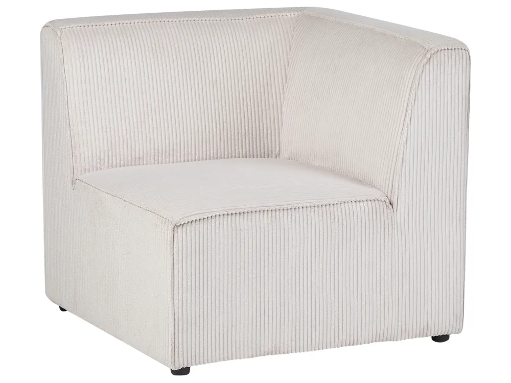 Corner Seat LEMVIG Corduroy Beige Right Hand_1052028