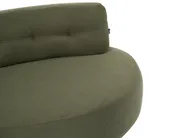 Sofa 3 Seater LAERDAL Fabric Green_1062036