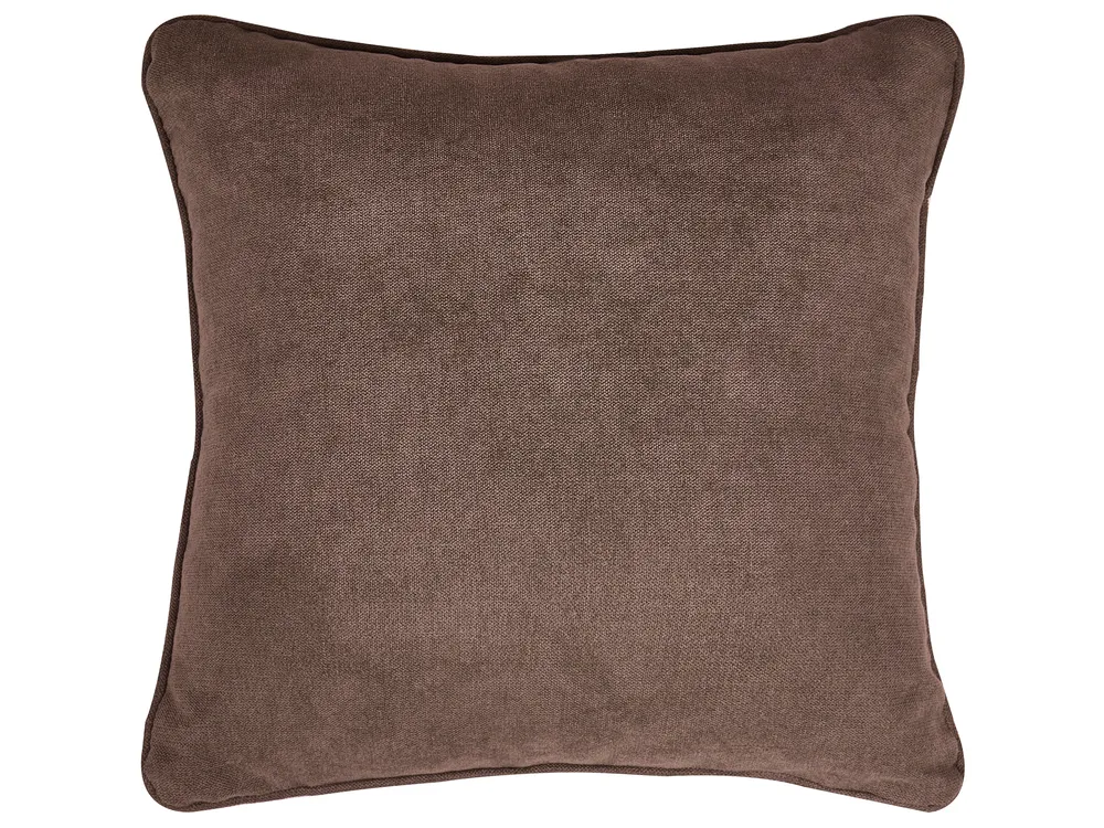 Sofa 2 Seater HABO with Ottoman Fabric Dark Brown_1077325