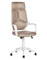 Kontorstol sandbeige/hvit DELIGHT_834159