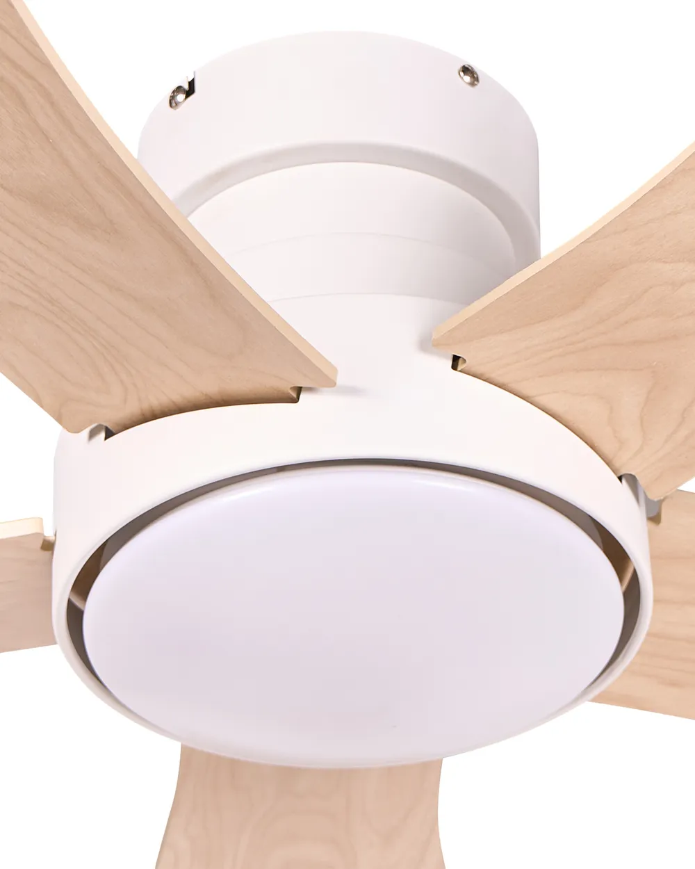 Deckenventilator mit Licht BIVENS mit Fernbedienung LED Hellbeige_1133270