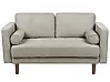 Sofa dla 2 osób NURMO Beżowoszary