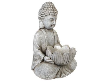 Koriste Buddha magnesiumoksidi harmaa 44 cm MONTCEL