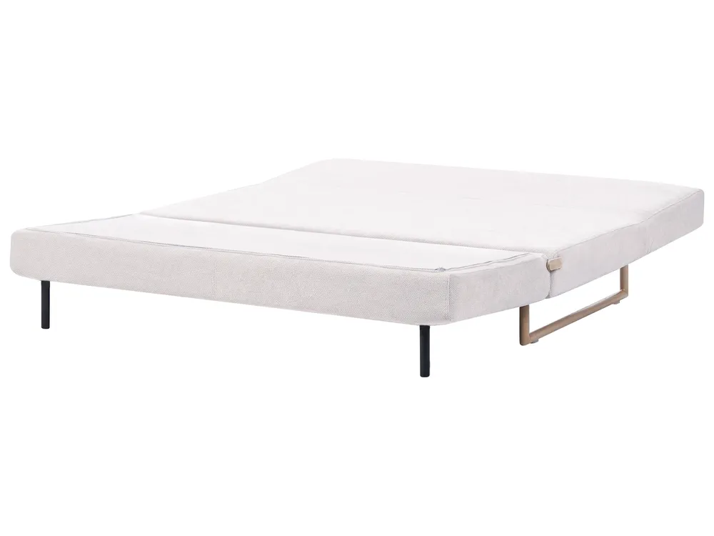 Living Room Set 6 Seater JERSLEV Fabric Off-White_1016594