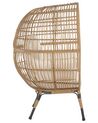 PE Rattan Basket Chair Natural VEROLI_807053